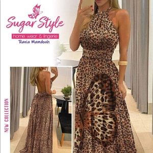 Leopard Sexy Backless Dress, Summer Sun Dress , Women’s outfit ❤️‍🔥